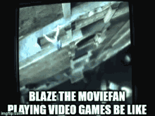 Blaze Blaze The Movie Fan GIF - Blaze Blaze The Movie Fan Alone In The Dark GIFs