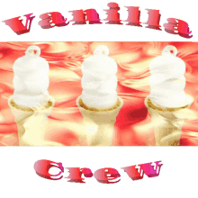 vanilla crew ice cream dessert sweets