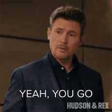 Yeah You Go Charlie Hudson GIF - Yeah You Go Charlie Hudson Hudson And Rex GIFs