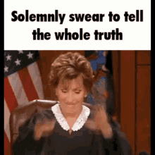 Solemnly Swear To Tell The Whole Truth GIF - Solemnly Swear To Tell The Whole Truth GIFs