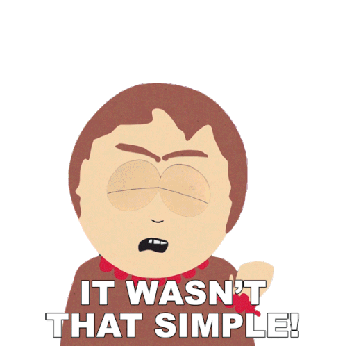 It Wasnt That Simple Sharon Marsh Sticker - It Wasnt That Simple Sharon Marsh South Park Stickers