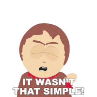 It Wasnt That Simple Sharon Marsh Sticker - It Wasnt That Simple Sharon Marsh South Park Stickers