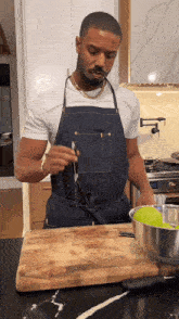 Michael B Jordan Cook GIF - Michael B Jordan Cook Chef GIFs