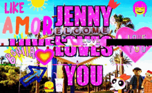 I Love You Loveyou GIF - I Love You Loveyou Jennyjenlovesyou GIFs