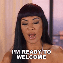 I'M Ready To Welcome All The Ladies Vanessa Rider GIF - I'M Ready To Welcome All The Ladies Vanessa Rider Basketball Housewives GIFs