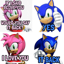 Sonic Amy GIF - Sonic Amy Love GIFs