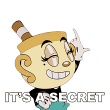 its a secret chalice cuphead show it is classified it is confidential
