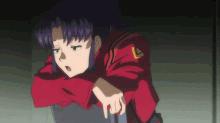 Misatobored Anime GIF - Misatobored Misato Bored GIFs