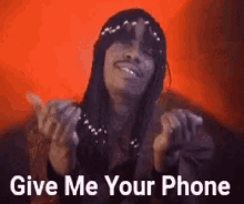 Rick James Give Me Your Phone GIF - Rick James Give Me Your Phone Dave GIFs