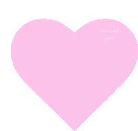 Pink Heart Pink Sticker