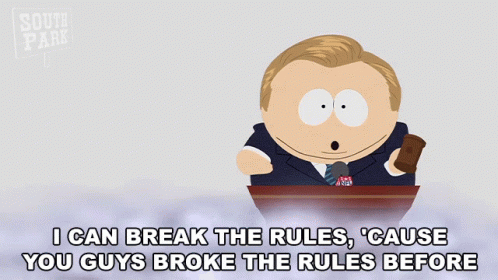 I Can Break The Rules Cause You Guys Broke The Rules Before Cartman GIF - I Can Break The Rules Cause You Guys Broke The Rules Before Cartman South Park GIFs