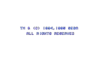 a white background with blue letters that says all rights reserved