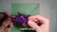Amazing Origami Dragon GIF
