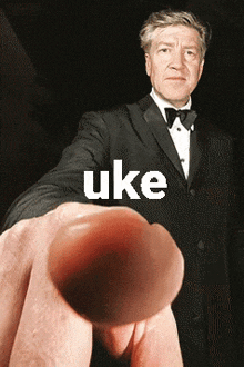 David Lynch Pointing GIF - David Lynch Pointing Uke GIFs