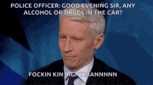sarcastic make face anderson cooper silly face