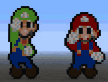 Luigi And Mario Dance GIF - Luigi And Mario Dance GIFs