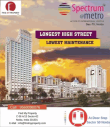 spectrum metro spectrum metro sector75 spectrum metro sector75noida commercial spaces in sector75noida office spaces in sector75noida