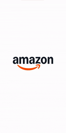 an amazon prime day advertisement with a cardboard box on a blue platform