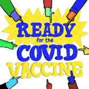 Ready For The Covid Vaccine Ready Sticker - Ready For The Covid Vaccine Ready Covid Vaccine Stickers