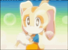 Sonic X Cream The Rabbit GIF