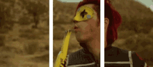 Gerard Masked Man GIF - Gerard Masked Man Blow GIFs
