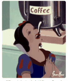 Coffee Snow White GIF - Coffee Snow White GIFs