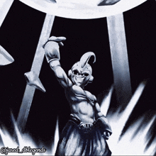 a black and white drawing of a cartoon character with the name @jared_dblegends on the bottom