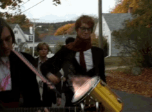 Marching Arcade Fire GIF - Marching Arcade Fire Rebellion GIFs