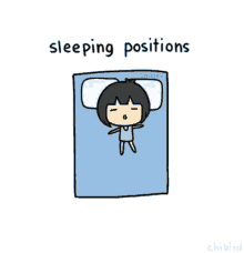 sleeping positions bed