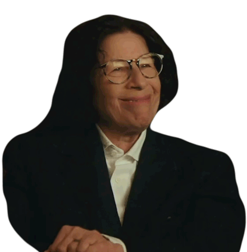 Smiling Fran Lebowitz Sticker - Smiling Fran Lebowitz Pretend Its A City Stickers