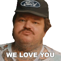 We Love You Matty Matheson Sticker - We Love You Matty Matheson Cookin Somethin Stickers