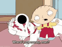 american stewie griffin family guy beat up punching