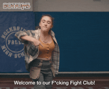 Welcome To Our Fcking Fight Club Pj GIF - Welcome To Our Fcking Fight Club Pj Rachel Sennott GIFs