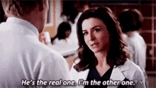greys anatomy amelia shepherd hes the real one im the other one caterina scorsone