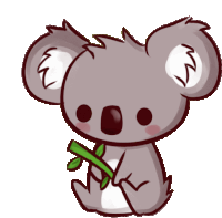 Cute Koala Sticker - Cute Koala Adorable Stickers