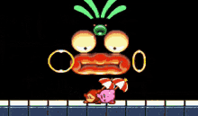 Kirby Superstar Wham Bam Rock GIF - Kirby Superstar Wham Bam Rock Nekomata Okayu GIFs
