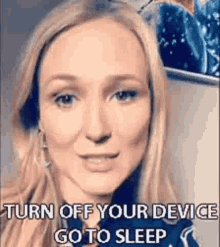 Turn Off Your Device Go To Sleep GIF - Turn Off Your Device Go To Sleep Advice GIFs