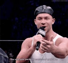 Daniel Garcia You With Your Perfectly Manicured Eyebrows GIF - Daniel Garcia You With Your Perfectly Manicured Eyebrows Aew GIFs