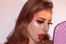 Lip Liner Lips Are Sealed GIF - Lip Liner Lips Are Sealed Red Lips GIFs