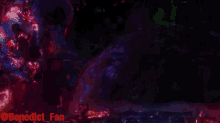 benedict fan is written on the bottom of a pixel art