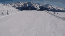 Ski Snowing GIF