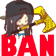 Killfvf Ban Sticker - Killfvf Ban Anime Stickers
