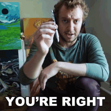 Youre Right Peter Deligdisch GIF - Youre Right Peter Deligdisch Peter Draws GIFs