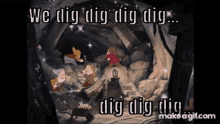 Dig Dwarfs GIF - Dig Dwarfs Snow GIFs