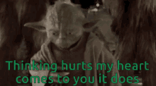 Yoda Thinking GIF - Yoda Thinking Hurts GIFs