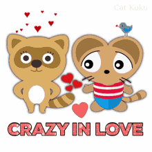 In Love Cat Kuku GIF - In Love Cat Kuku Love You GIFs