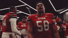Utah Football Utes GIF - Utah Football Utes Junior Tafuna GIFs