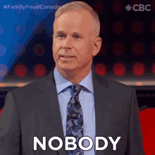 Nobody Gerry Dee GIF - Nobody Gerry Dee Family Feud Canada GIFs