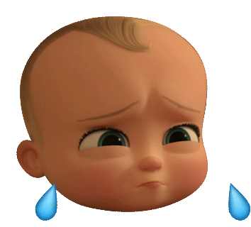 Cry Baby Baby Crying Sticker - Cry Baby Baby Crying Tears Stickers