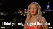 I Think You Might Regret That Later Married At First Sight GIF - I Think You Might Regret That Later Married At First Sight Wrong Decision GIFs